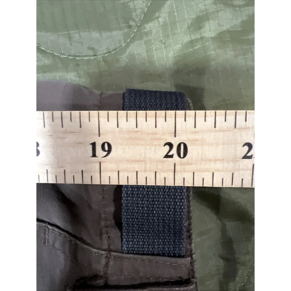 The North Face Nylon Cargo Shorts Mens L Brown Belted Gorpcore Trail Hike Stains